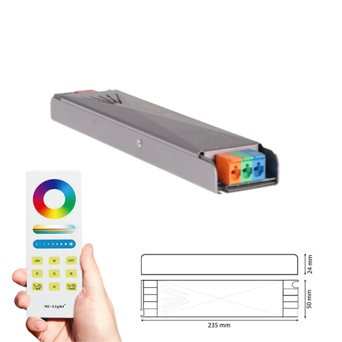 Telecomandă Full Touch Mi-Light FUT088 pentru bandă LED si sursa 400w