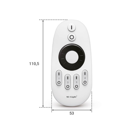 telecomanda MiLight, MiBoxer, telecomanda 4 zone, FUT006, telecomanda banda led, telecomanda CCT, telecomanda 2.4Ghz, led-box.ro
