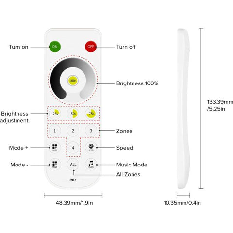 telecomanda touch mono, telecomanda banda digitala mono, telecomanda banda led mono, telecomanda touch benzi led digitale, led-box.ro