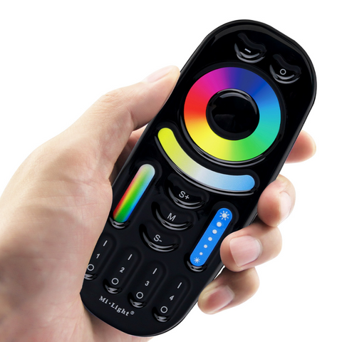 telecomanda wireless, telecomanda RF, telecomanda banda LED, telecomanda MiLight, MIboxer, telecomanda RGB+CCT, FUT092, telecomanda 4 zone, led-box.ro