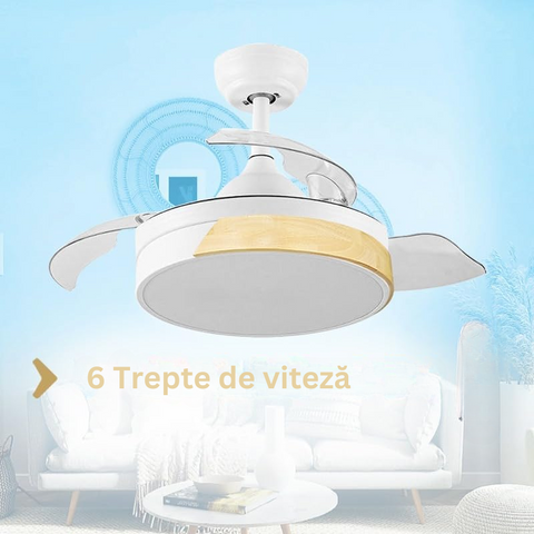 ventilator tavan cu lustra led, lustra led cu ventilator, lustre cu ventilator, lustre living cu ventilator, lustre cu ventilator incorporat, modele lustre cu ventilator, ventilator cu lustra LED, ventilator tavan ieftin, lustra led cu ventilator Dedeman, led-box.ro