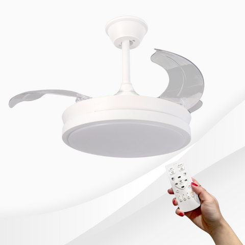 ventilator tavan, ventilator cu lustra CCT, lustra CCT cu ventilator si telecomanda, corp iluminat cu ventilator, lustra led Thor cu ventilator si telecomanda, ventilator tavan silentios, led-box.ro