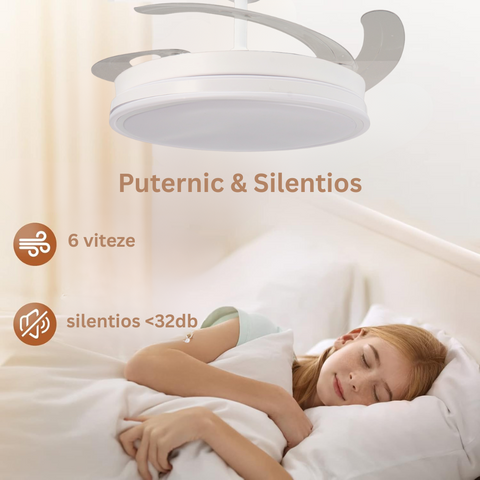 ventilator de tavan, ventilator plafon, ventilator cu telecomanda, ventilatoare tavan, ventilator Dedeman, ventilatoare tavan ieftine, ventilator tavan camera, ventilatoare pentru tavan living, led-box.ro