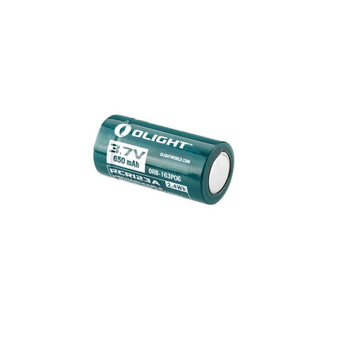 Acumulator Olight, acumulator 650mAh, acumulator RCR123A, acumulator 3,7V, led-box.ro