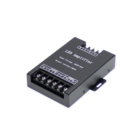 amplificator semnal banda led, amplificatoare semnal, amplificator rgb, amplificator 30a, amplificator 12-24v, led-box.ro