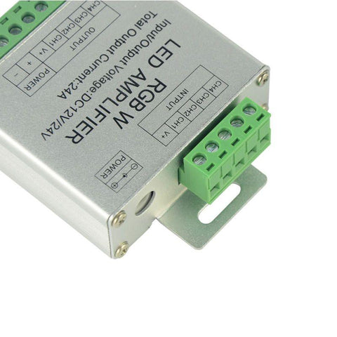 amplificator rgbw, amplificator banda led 24A, amplificator led 12/24v, amplificator pentru benzi led, led-box.ro