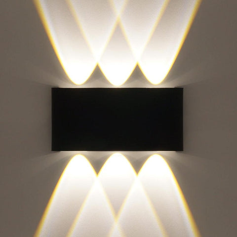 Aplica LED de fatada PICTO, 6x1W IP54, negru-led-box.ro