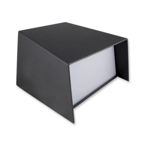 Aplica iluminat cu LED 4W Hugo, IP54, carcasa din aluminiu, gri - led-box.ro