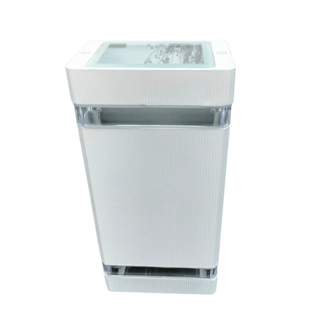 Aplica LED patrata Hana, 2xGU10 IP54, carcasa din aluminiu, alb - led-box.ro
