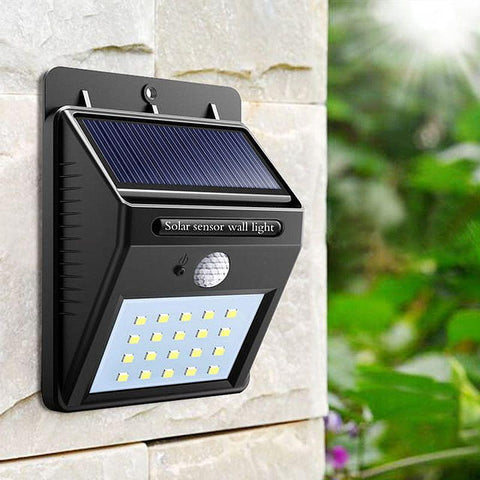 aplica solara cu senzor, aplica solara fatada, aplica exterior cu senzor, aplice cu senzor, aplice solare cu senzor, aplica pentru exterior, aplica incarcare solara, led-box.ro