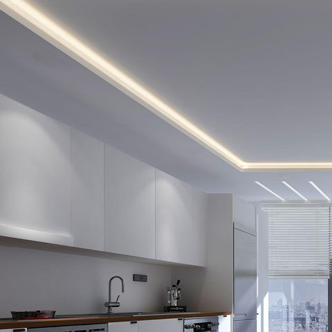 Banda LED COB 24V, 12w/m 512 LED/m, IP20 6000k, rola 5m-led-box.ro