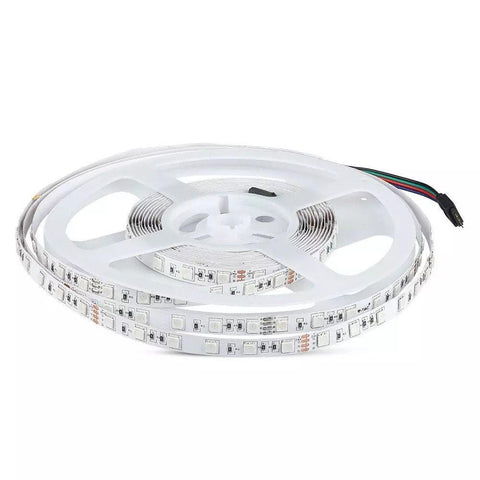 Banda LED SMD 5050 RGB 24V, 60 LED/m IP20, rola 5 metri-led-box.ro