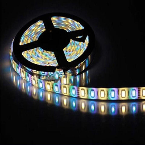 Banda LED RGBW 5050 SMD, 60 LED/m, alb rece IP65-led-box.ro