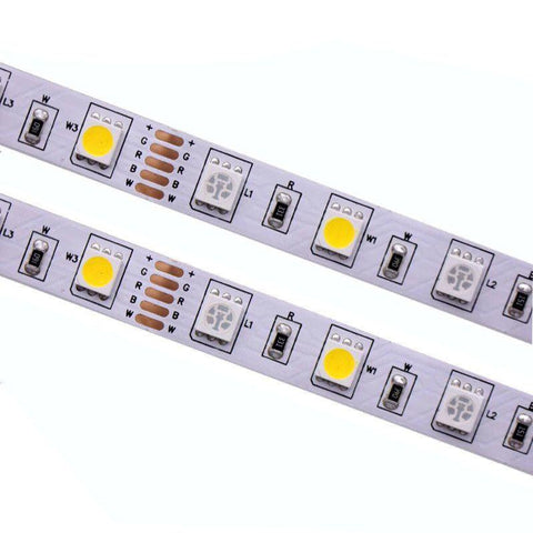 Banda LED RGBW SMD 5050 60 LED/m, IP20 RGB+Alb Cald-led-box.ro