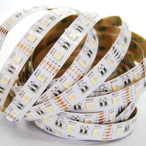 Banda LED RGBW ultra 4 in 1, 12V 60LED/m IP20, alb rece-led-box.ro