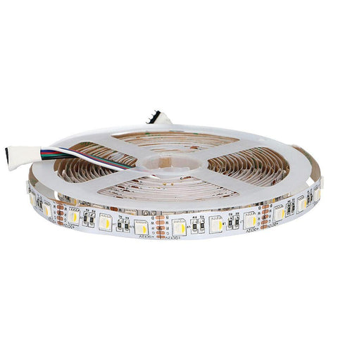 Banda LED RGBW ultra 4 in 1, 12V 60LED/m IP20, alb rece-led-box.ro