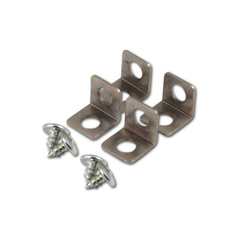 cleme metalice, cleme fixare panou led, set cleme montare panou led, led-box.ro