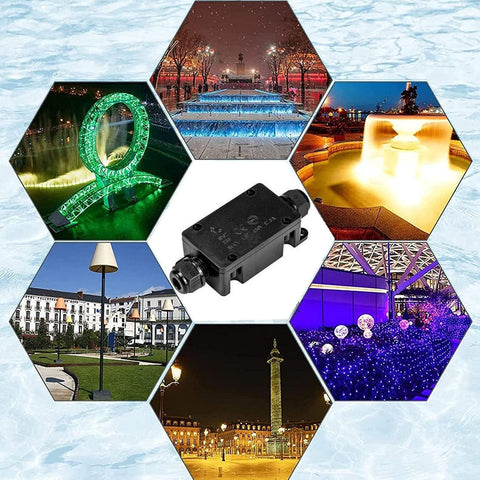 conector cablu, conector imbinare cablu, conector dublu, conector 230V, conectori imbinare, conectori cablu dedeman, led-box.ro