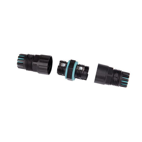 Conector cablu ermetic, 3 pini, IP68, Ø22 x 72mm, 5 bucati