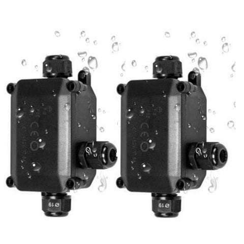 Conector triplu pentru imbinare cablu, 230V 3PIN, IP68, 2 bucati-led-box.ro