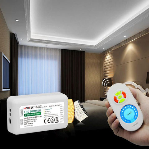 controler MiBoxer, controller monocrom, controler cu telecomanda MiBoxer, controller banda led mono, telecomanda MiBoxer, telecomanda Mi-Light, telecomanda banda led monocrom, FUT021, led-box.ro