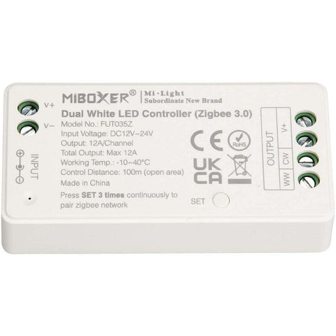 controler banda led, controler MiBoxer, controller zigbee, controller cct, FUT035Z, controller dual white, led-box.ro