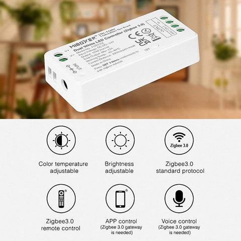 controler banda led, controler MiBoxer, controller zigbee, controller cct, FUT035Z, controller dual white, led-box.ro