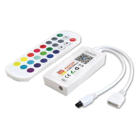 Controler RGB Smart Wifi 5-24v, Cu Telecomanda IR-led-box.ro