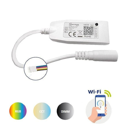 controler wifi, controler banda led, controler rgbw, controler cct, controler smart wifi, controller 24w-48w, led-box.ro