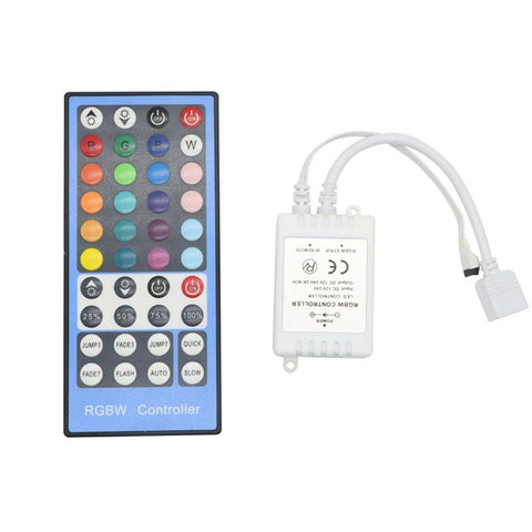 controler banda led rgbw, controler si telecomanda rgbw, controller pentru banda rgbw, telecomanda 40 taste banda led, rgbw controller, led-box.ro