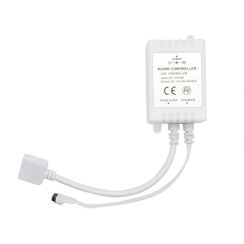 controler banda led rgbw, controler si telecomanda rgbw, controller pentru banda rgbw, telecomanda 40 taste banda led, rgbw controller, led-box.ro