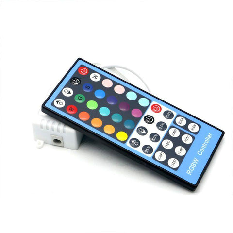 Controller banda LED RGBW infrarosu , 40 taste si 3 zone de control-led-box.ro