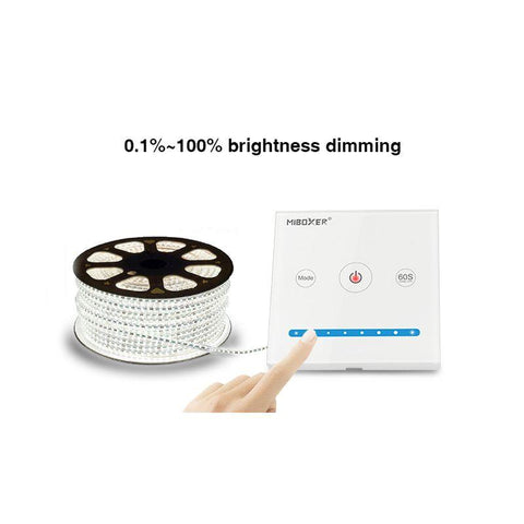 panou touch, dimmer led, panou perete, panou touch Mi-Light, panou monocolor, panou touch 12v-24v- P1 Mi-Light- led-box.ro