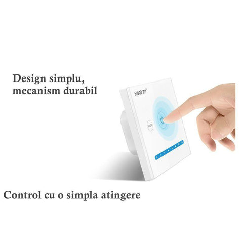 panou touch, dimmer led, panou perete, panou touch Mi-Light, panou monocolor, panou touch 12v-24v- P1 Mi-Light- led-box.ro