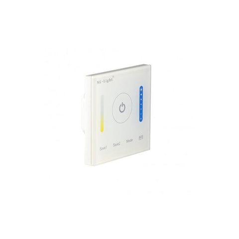 panou touch, controler perete cct, controler P2 Milight, panou tactil perete, panou touch perete, controller perete, led-box.ro