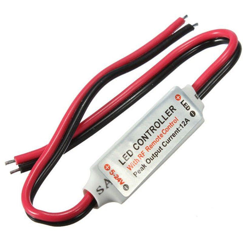 controler led monocolor, controller rf cu telecomanda, controller led monoculoare, controller banda led cu o singura culoare, led controller, led-box.ro