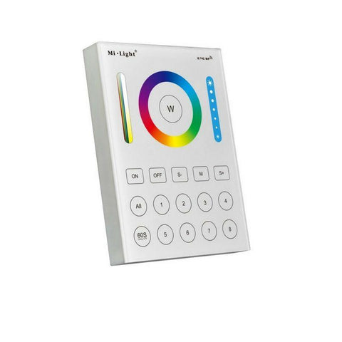 Controller Smart de perete, RGBW + CCT, 8 zone, B8 Mi-Light-led-box.ro