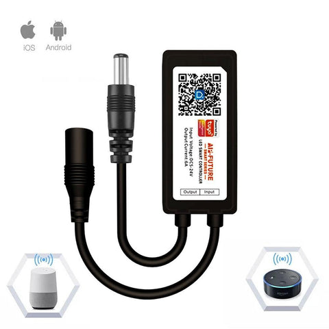 controller monocrom, controler banda led mono, controller tuya, controller smart, led-box.ro