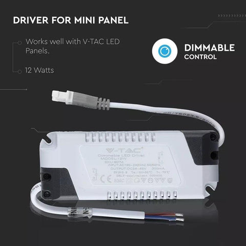 Driver dimabil pentru Panouri LED 12w - led-box.ro