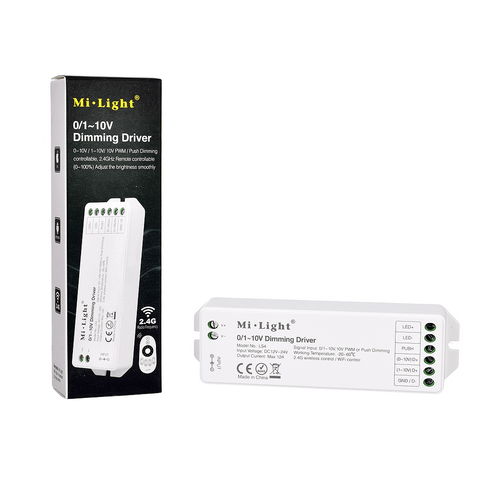 controller MiLight, controller banda led mono, dimmer, LS4 MiLight, 1-10v dimmer, controller wifi, led-box.ro
