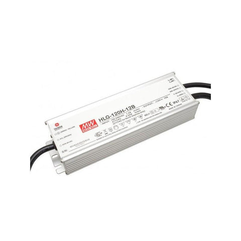 sursa de alimentare, Mean Well, HLG-120H-12B, 12V, 10A, sisteme de supraveghere, iluminat LED, sursa tensiune 120W, sursa alimentare 120w, Sursa de alimentare 12V/10A, sursa alimentare ip67- led-box.ro