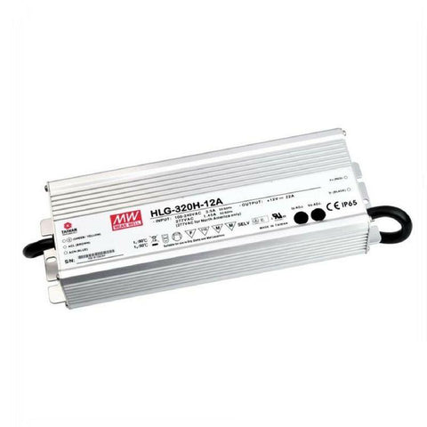 sursa de alimentare, Mean Well, HLG-320H-12A, 12V, 22A, sisteme de supraveghere, iluminat LED, sursa tensiune Mean Well, sursa alimentare profesionala, sursa alimentare 320w, Sursa de alimentare 12V/22A, sursa alimentare ip65, sursa led profesionala, led-box.ro