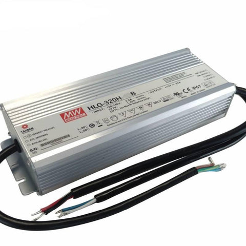 sursa de alimentare, Mean Well, HLG-320H-24B, 24V, 13.34A, sisteme de supraveghere, iluminat LED, sursa tensiune Mean Well, sursa alimentare profesionala, sursa alimentare 320w, Sursa de alimentare 24V/13A, sursa alimentare ip67, sursa led profesionala, led-box.ro