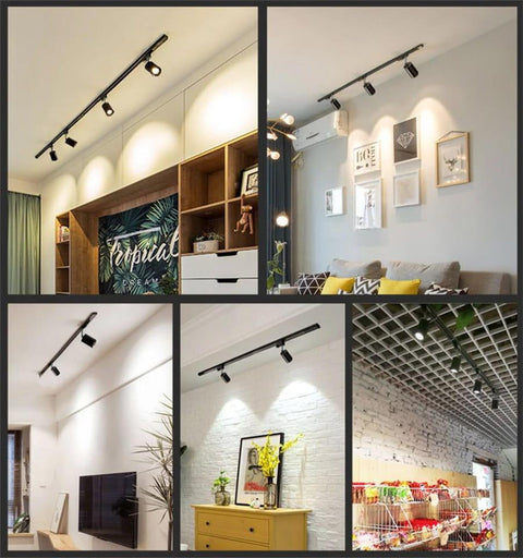 kit proiectoare LED pe sina, proiectoare pe sina 12w, sina 1m cu proiector negru, spot led pe sina, proiector led pe sina, iluminat sina, sina spoturi, spoturi pe sina, sina spoturi tavan, sina led tavan, iluminat pe sina, proiectoare pe sina, sina cu proiectoare, sina tavan spoturi, corpuri de iluminat pe sina, proiector led sina, spoturi pe sina dedeman