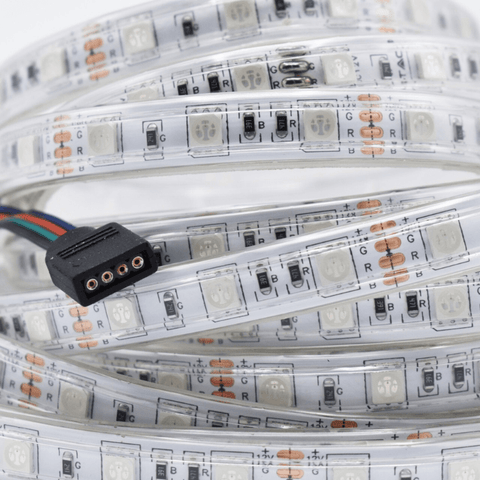 Kit banda LED 5050 RGB 12V, controller RF, IP65-led-box.ro