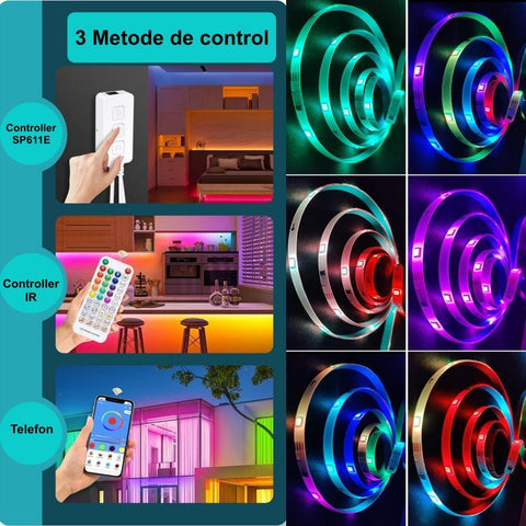 banda led digitala, banda led digitala adresabila, banda led digitala ws2811, banda led rgb digitala, controller banda led digitala, kit banda led digitala, kit banda led digitala 5m, banda digitala, kit banda Neo Pixel, Kit banda smart, Led-Box.ro