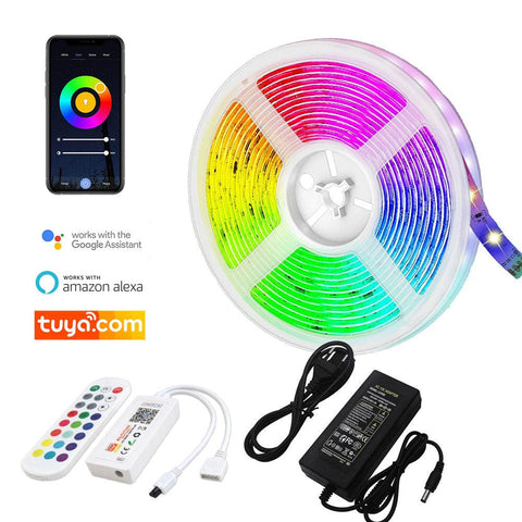 kit banda led, banda led multicolora, banda led smart, banda led compatibila tuya, banda cu leduri multicolore, banda led control aplicatie, kit banda rgb, banda rgb, kit banda rgb 10m, banda rgb cu telecomanda, banda rgb cu sursa alimentare, banda led rgb dedeman, banda rgb bucatarie, banda led interior, led rgb living, banda led 10m