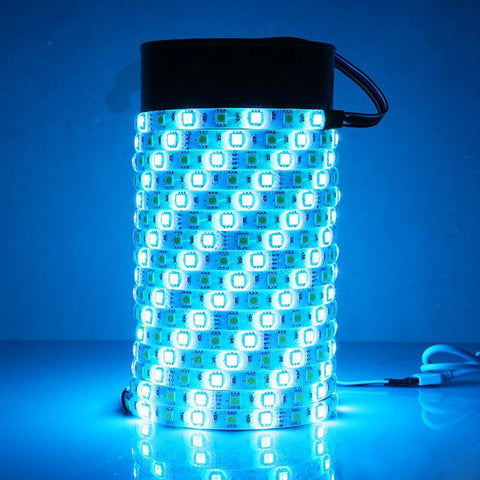 banda rgbw, kit banda led, kit banda led rezistent la apa, banda IP65, banda led cu telecomanda, banda multicolora, led-box.ro