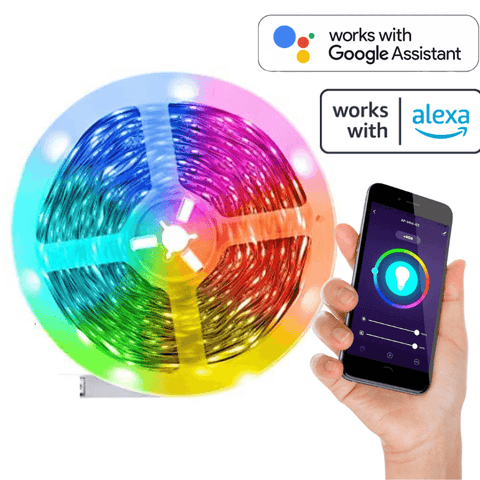 banda led tuya, banda led smart, banda led smart wifi, banda led alexa, banda led controlata prin telefon, banda led google home, banda led rgb inteligenta, banda led sincronizare muzica, benzi smart, kit banda led smart, kit banda led tuya, kit banda led google assistant, led-box.ro