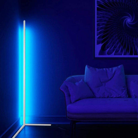 lampa de podea, lampa de colt, lampadar, lampa led multicolora, lampa de camera, lampa de colt led rgb, lampa colt RGBCCT, lampi de camera, lampi led colt, lampi led rgb ieftine, lampa led colt dedeman, lampa de colt cu telecomanda, lampa lumina ambientala, led-box.ro